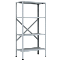 Стеллаж складской МС-900 3000x700x400 (4 полки - нагрузка 140 кг)